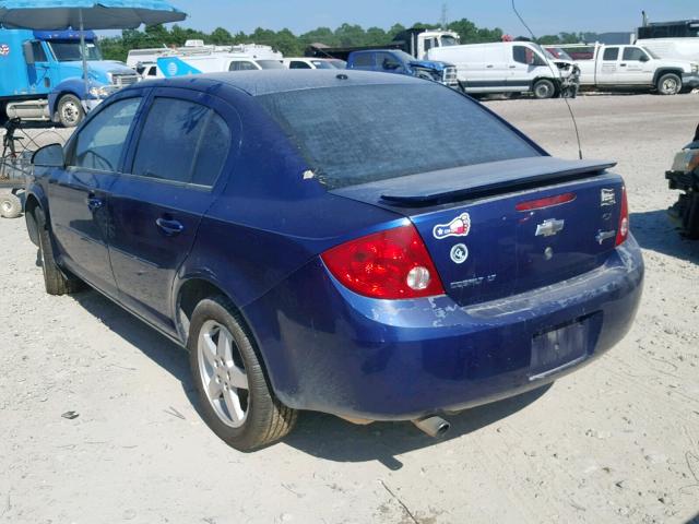 1G1AL55F277294341 - 2007 CHEVROLET COBALT LT BLUE photo 3