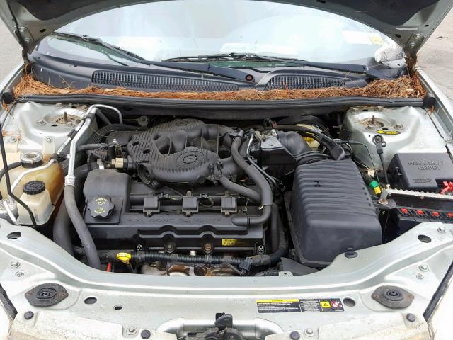 1C3EL55R34N333551 - 2004 CHRYSLER SEBRING LX GRAY photo 7