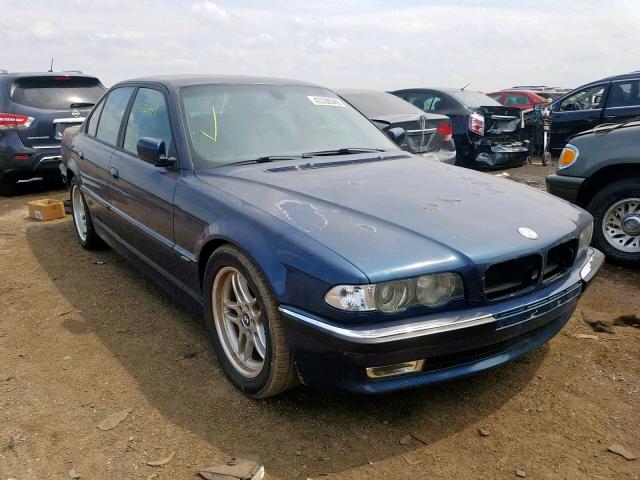 WBAGG8341YDN78469 - 2000 BMW 740 I AUTO BLUE photo 1