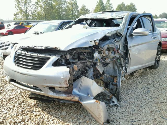 1C3CCBCG7DN546073 - 2013 CHRYSLER 200 SILVER photo 2