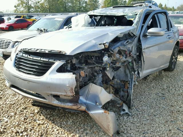 1C3CCBCG7DN546073 - 2013 CHRYSLER 200 SILVER photo 9