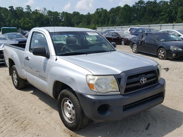 5TENX22NX7Z322788 - 2007 TOYOTA TACOMA SILVER photo 1