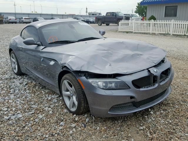 WBALM5C53BE380430 - 2011 BMW Z4 SDRIVE3 GRAY photo 1