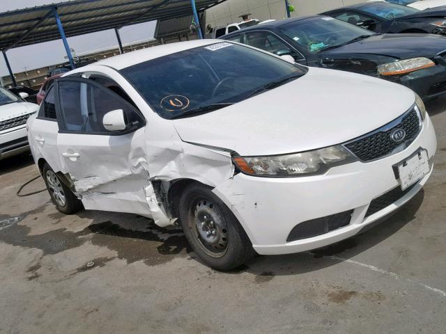 KNAFU4A2XC5548470 - 2012 KIA FORTE EX WHITE photo 1