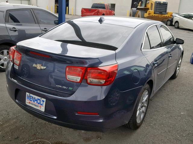 1G11D5SR4DF338434 - 2013 CHEVROLET MALIBU 1LT BLUE photo 4