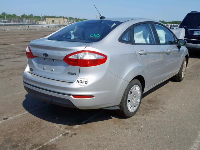 3FADP4AJ2FM139120 - 2015 FORD FIESTA S SILVER photo 4