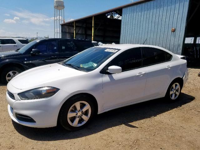 1C3CDFBB3FD435796 - 2015 DODGE DART SXT WHITE photo 2