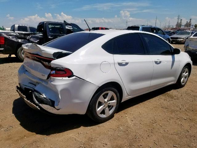 1C3CDFBB3FD435796 - 2015 DODGE DART SXT WHITE photo 4