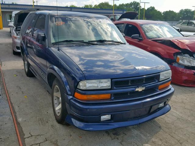 1GNCS18X24K125114 - 2004 CHEVROLET BLAZER BLUE photo 1