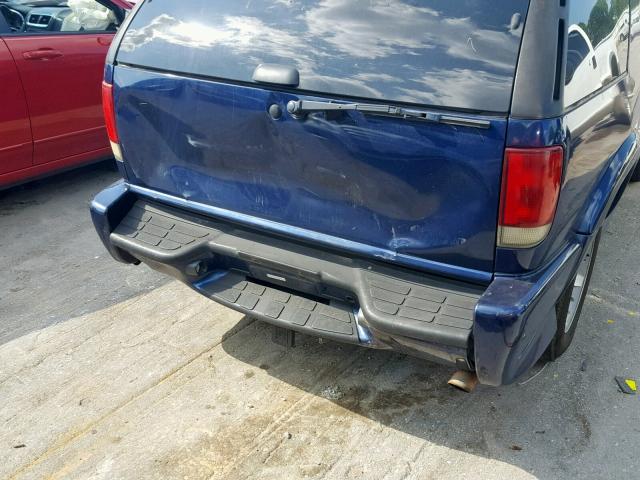 1GNCS18X24K125114 - 2004 CHEVROLET BLAZER BLUE photo 9