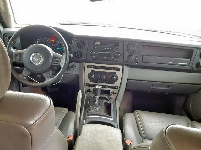 1J8HH48N06C199506 - 2006 JEEP COMMANDER WHITE photo 9