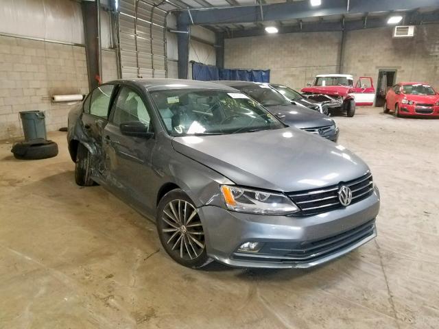 3VWD17AJ2GM390943 - 2016 VOLKSWAGEN JETTA SPOR GRAY photo 1