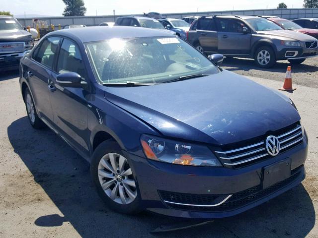 1VWAT7A36FC048409 - 2015 VOLKSWAGEN PASSAT S BLUE photo 1