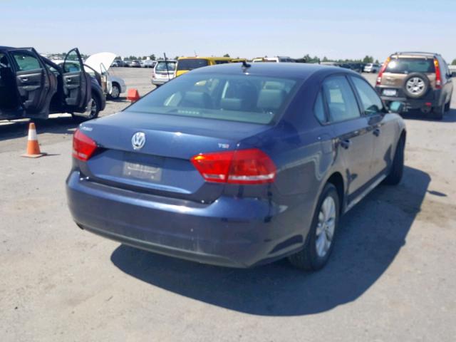 1VWAT7A36FC048409 - 2015 VOLKSWAGEN PASSAT S BLUE photo 4