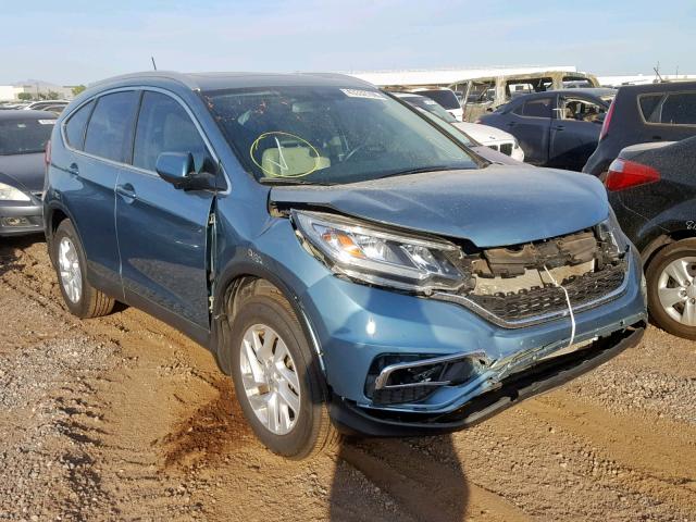 2HKRM3H71GH536919 - 2016 HONDA CR-V EXL BLUE photo 1