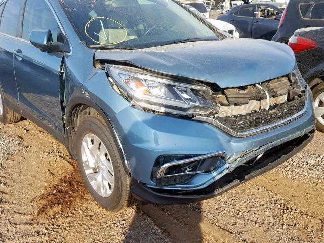 2HKRM3H71GH536919 - 2016 HONDA CR-V EXL BLUE photo 9