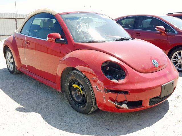 3VWRF31Y09M401227 - 2009 VOLKSWAGEN NEW BEETLE წითელი ფოტო 1