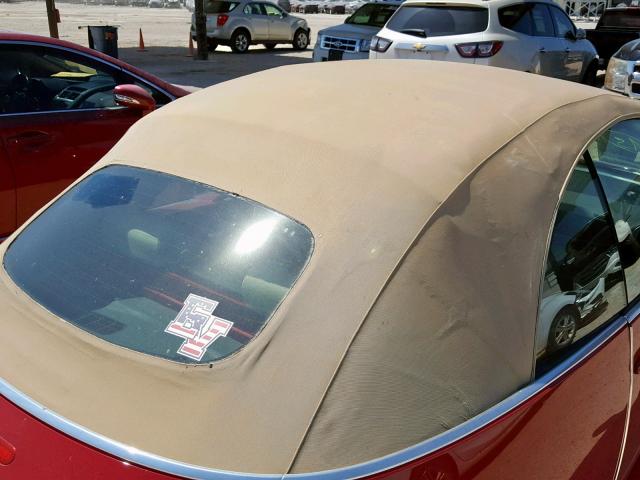 3VWRF31Y09M401227 - 2009 VOLKSWAGEN NEW BEETLE წითელი ფოტო 9