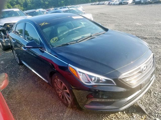 5NPE34AF7FH041342 - 2015 HYUNDAI SONATA SPO BLACK photo 1