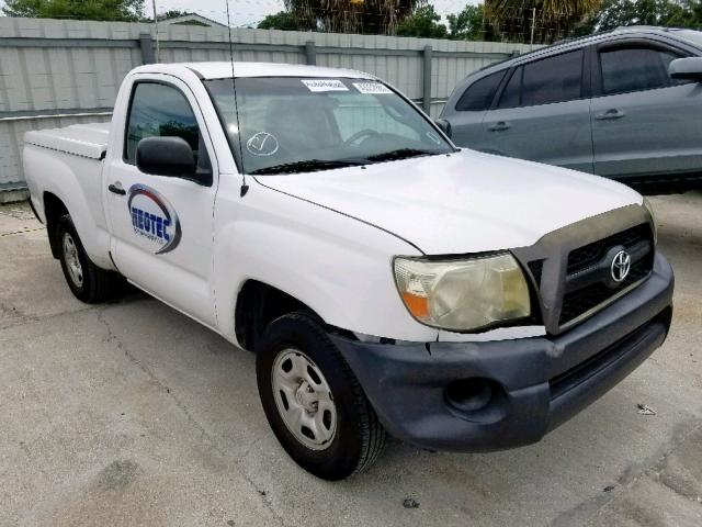 5TFNX4CN3BX006238 - 2011 TOYOTA TACOMA WHITE photo 1