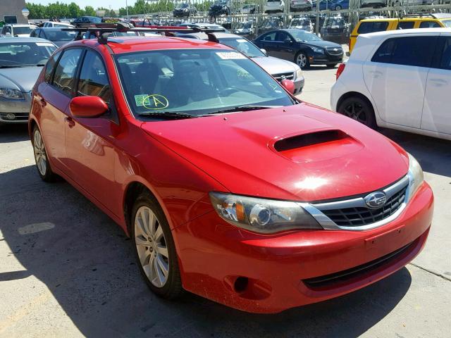 JF1GH74698G810072 - 2008 SUBARU IMPREZA WR RED photo 1