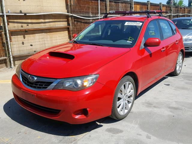 JF1GH74698G810072 - 2008 SUBARU IMPREZA WR RED photo 2