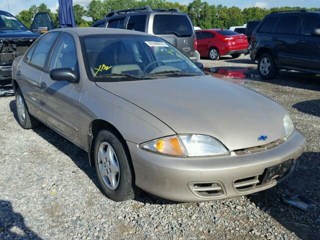 1G1JC524217415170 - 2001 CHEVROLET CAVALIER B GOLD photo 1