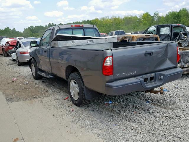 5TBJU32165S451401 - 2005 TOYOTA TUNDRA GRAY photo 3