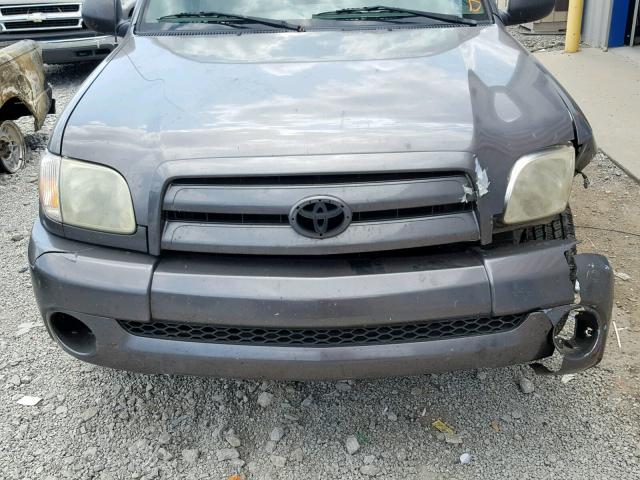 5TBJU32165S451401 - 2005 TOYOTA TUNDRA GRAY photo 7