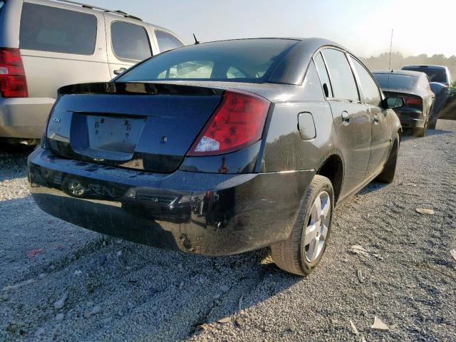 1G8AZ55F97Z184214 - 2007 SATURN ION LEVEL BLACK photo 4