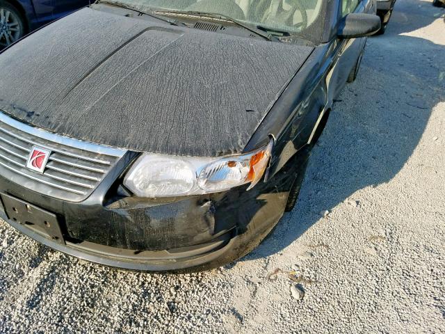 1G8AZ55F97Z184214 - 2007 SATURN ION LEVEL BLACK photo 9