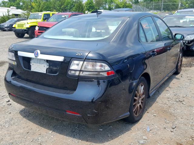 YS3FB49Y881105436 - 2008 SAAB 9-3 2.0T BLACK photo 4