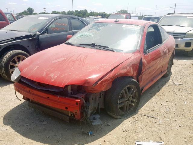 1G1JH12F547225301 - 2004 CHEVROLET CAVALIER L RED photo 2