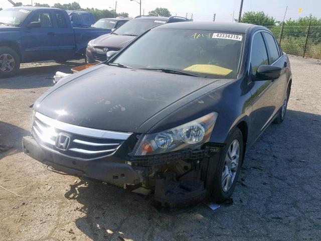 1HGCP2F62BA122714 - 2011 HONDA ACCORD BLACK photo 2