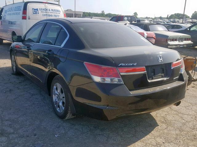 1HGCP2F62BA122714 - 2011 HONDA ACCORD BLACK photo 3