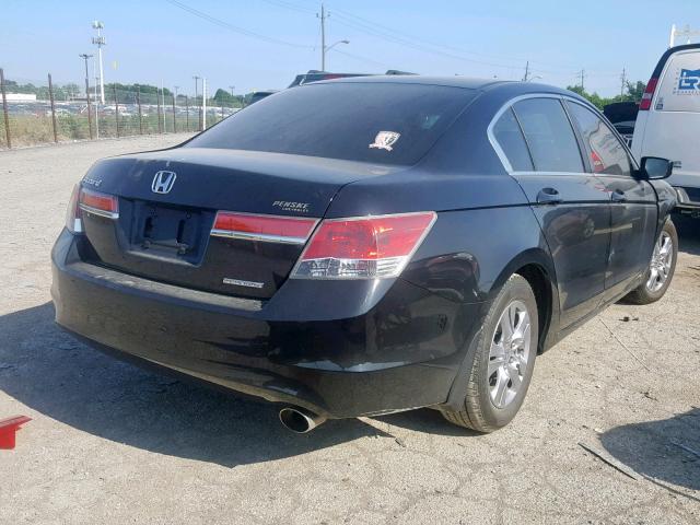 1HGCP2F62BA122714 - 2011 HONDA ACCORD BLACK photo 4