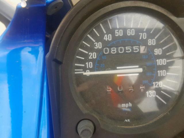 JKAEXMF117DA37972 - 2007 KAWASAKI EX250 F BLUE photo 8