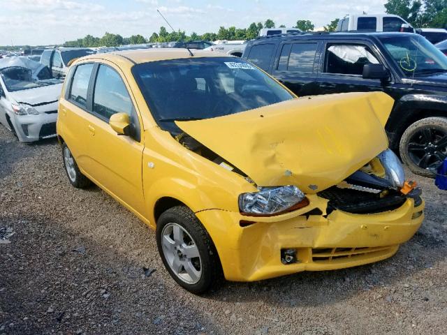 KL1TD66607B722445 - 2007 CHEVROLET AVEO BASE Сары фото 1