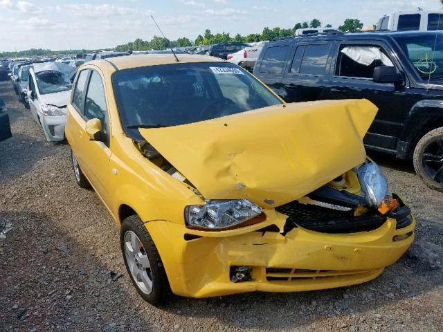 KL1TD66607B722445 - 2007 CHEVROLET AVEO BASE Сары фото 9