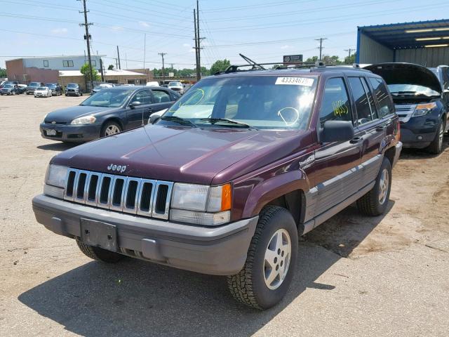 1J4GZ58S4RC170682 - 1994 JEEP GRAND CHER MAROON photo 9