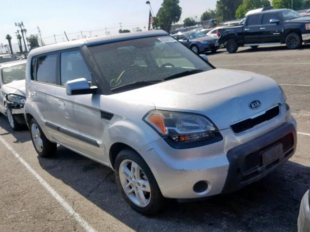 KNDJT2A28A7144654 - 2010 KIA SOUL + GRAY photo 1