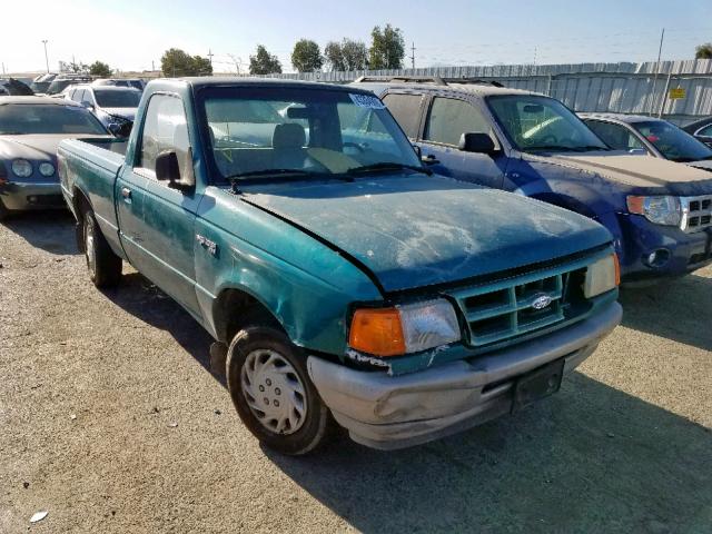 1FTCR10A1RUC69888 - 1994 FORD RANGER GREEN photo 1