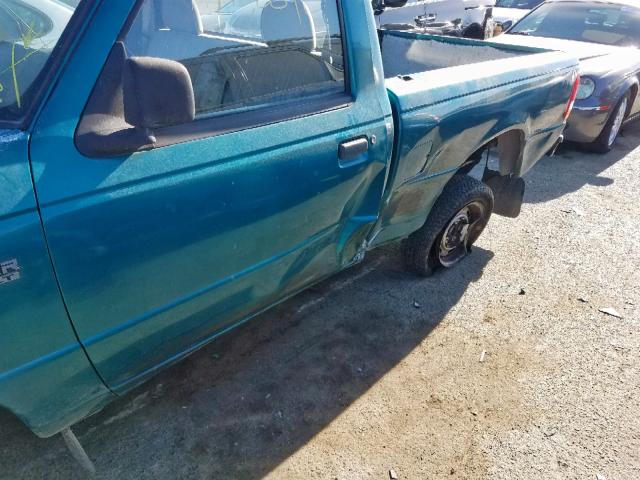 1FTCR10A1RUC69888 - 1994 FORD RANGER GREEN photo 10