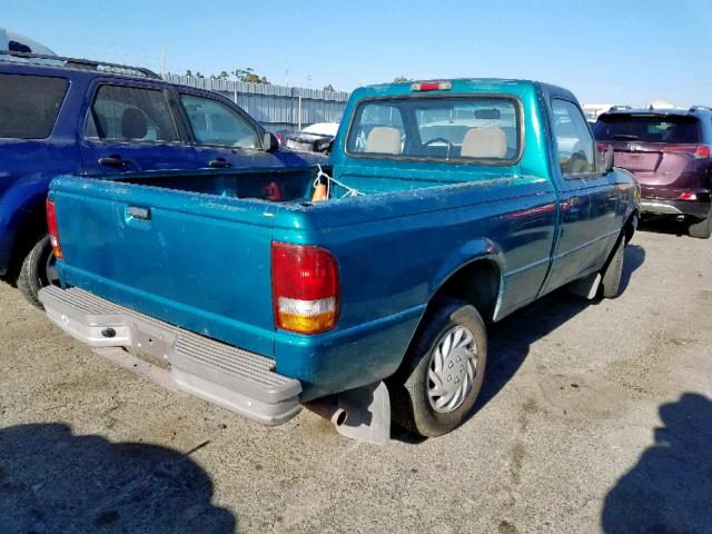 1FTCR10A1RUC69888 - 1994 FORD RANGER GREEN photo 4