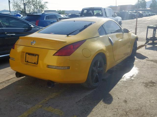 JN1AZ34D55M601643 - 2005 NISSAN 350Z COUPE YELLOW photo 4