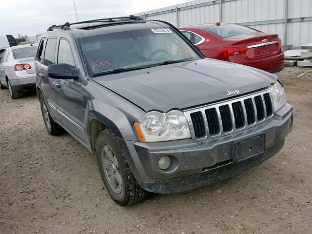 1J8HR58M47C698143 - 2007 JEEP GRAND CHER GRAY photo 1