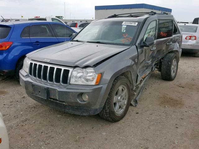 1J8HR58M47C698143 - 2007 JEEP GRAND CHER GRAY photo 2