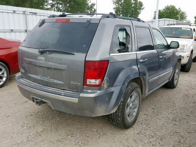 1J8HR58M47C698143 - 2007 JEEP GRAND CHER GRAY photo 4