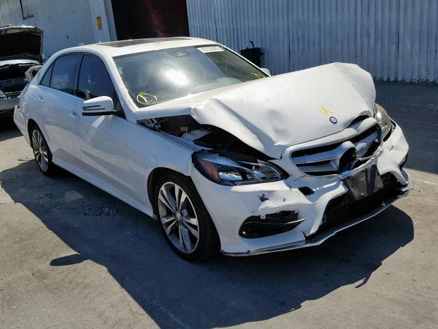 WDDHF5KBXGB225771 - 2016 MERCEDES-BENZ E 350 WHITE photo 1