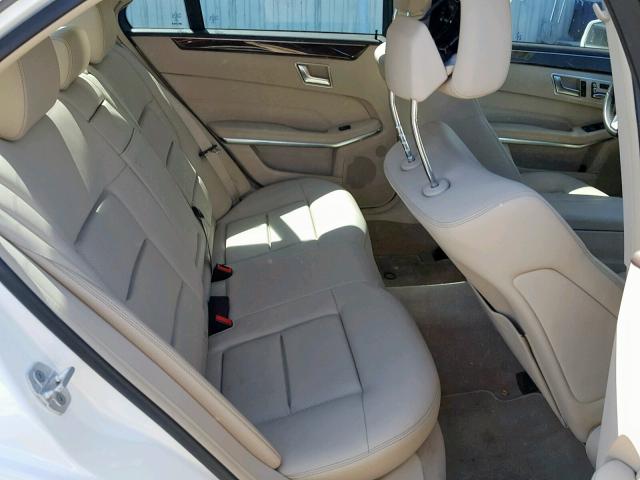 WDDHF5KBXGB225771 - 2016 MERCEDES-BENZ E 350 WHITE photo 6